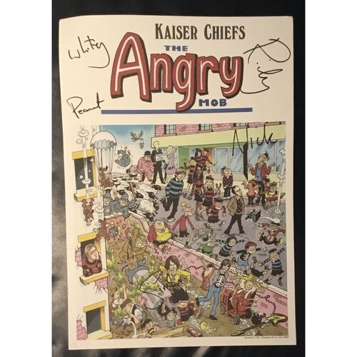 The Angry Mob Band Signed Poster