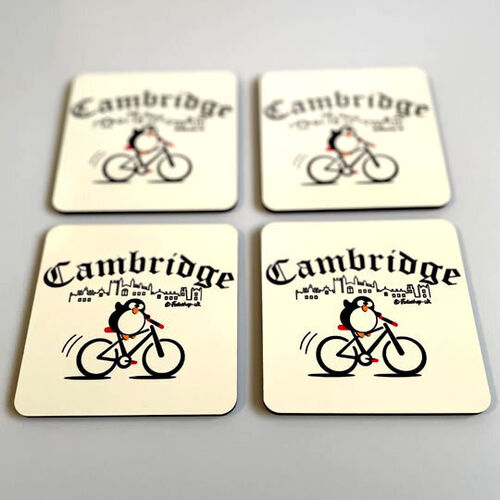'Cambridge Cyclist' Coaster