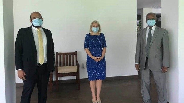 இலங்கைக்கான பிரித்தானிய உயர்ஸ்தானிகரை சந்தித்தனர் சுமந்திரனும், சாணக்கியனும்!