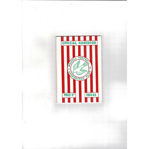 Walsall Supporters Club Official Handbook 1963/64