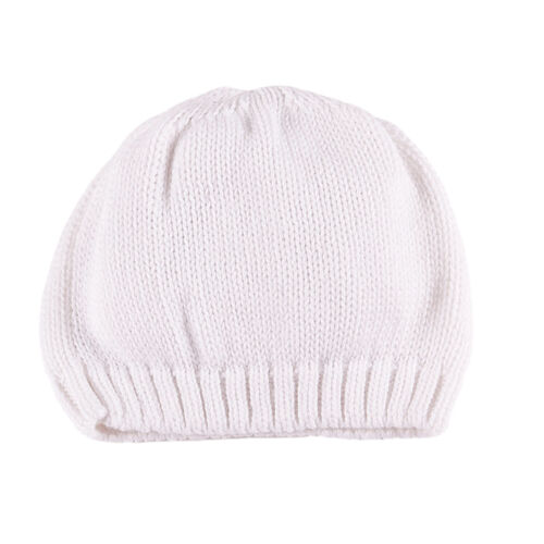 Organic Baby Hat - White