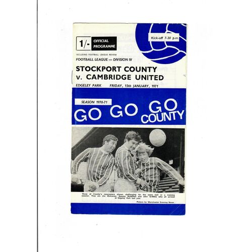 Stockport County Home Football Programmes