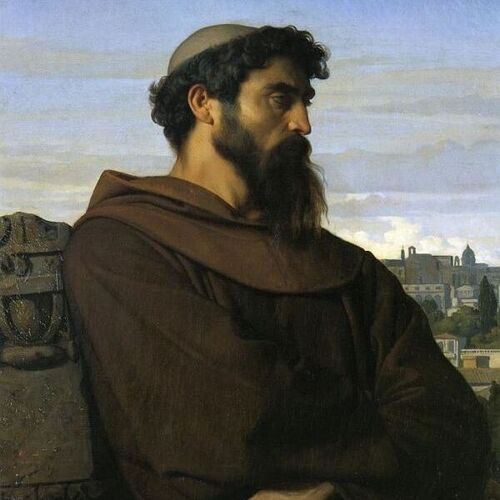 A Thinker, a Young Roman Monk