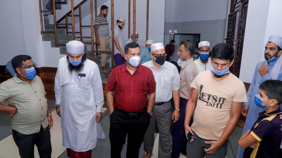 கண்டி, திகன பள்ளிவாசலுக்கு ரிஷாட் எம்.பி விஜயம்