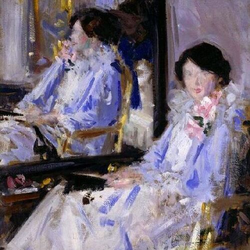 Girl in Blue (Reflections)