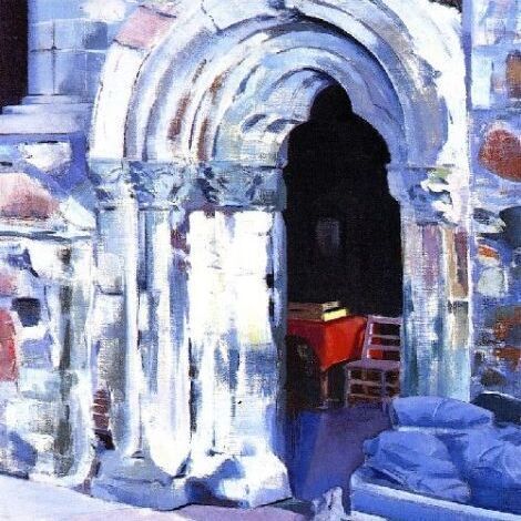 Interior of Iona Abbey