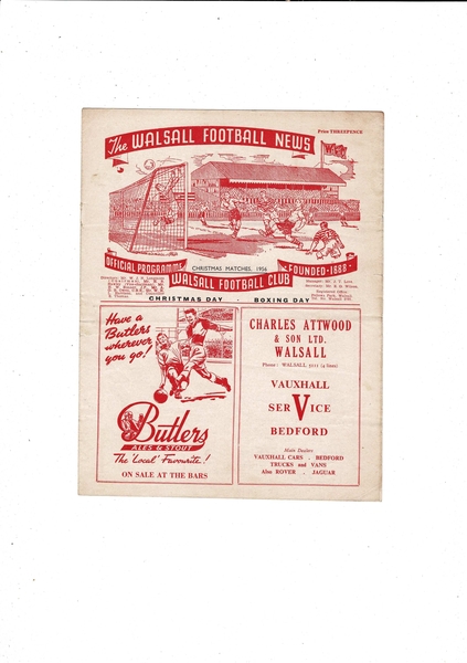 Many more Football Programmes listed today