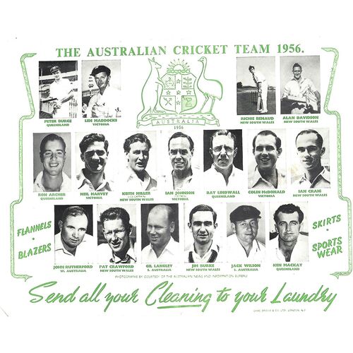1956 Australian Cricket Team Photos