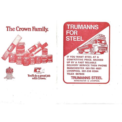 1980 South West Manchester v Wigan Herbert C Smith Trophy Final (07/09/1980) Cricket Scorecard