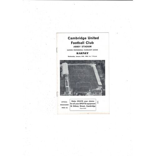 Barnet Away Football Programmes