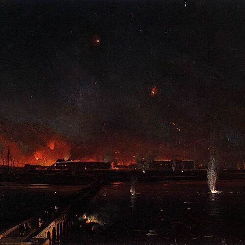 Bombardment of Marghera on the Night of May 24, 1849