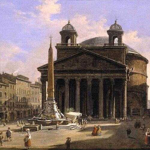 View of the Pantheon, Rome
