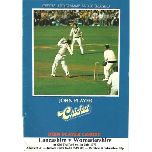 Worcestershire County Cricket Programmes/Scorecards