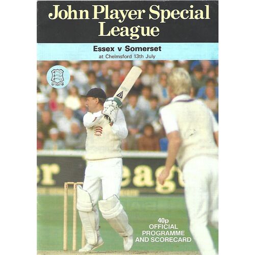 Essex County Cricket Programmes/Scorecards