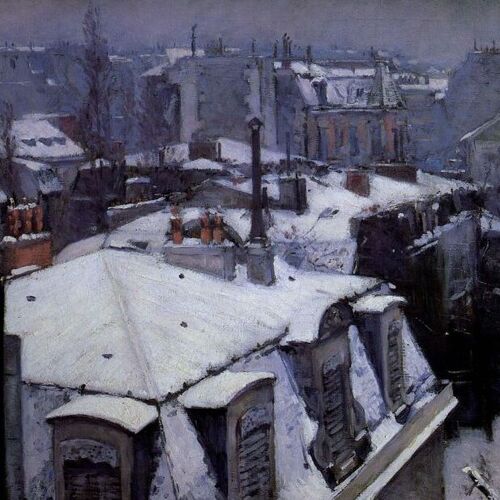 Rooftops under Snow