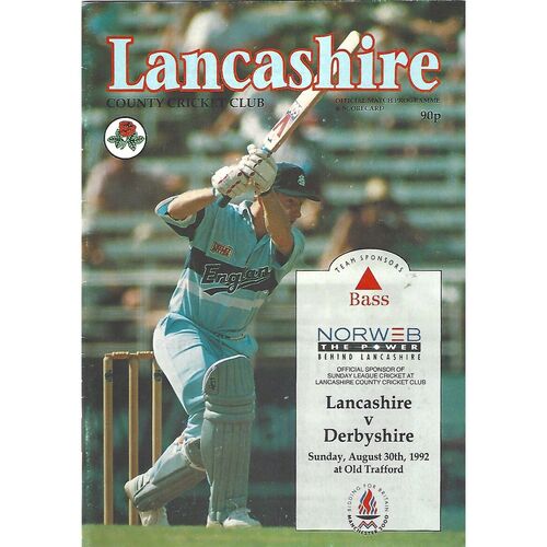Derbyshire County Cricket Programmes/Scorecards
