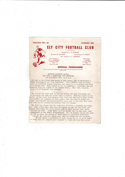 Many more Football Programmes listed today