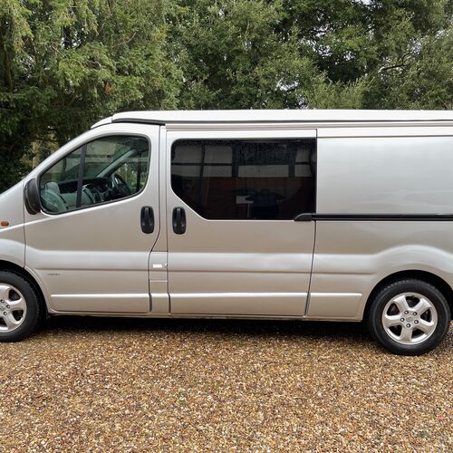 2010 Vauxhall Vivaro LWB Camper Van 4 Berth Silver 2.0 CDTi