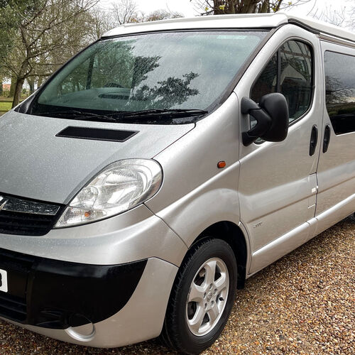 2010 Vauxhall Vivaro LWB Camper Van 4 Berth Silver 2.0 CDTi