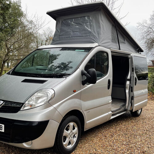 2010 Vauxhall Vivaro LWB Camper Van 4 Berth Silver 2.0 CDTi