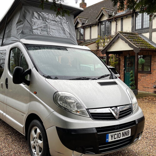 2010 Vauxhall Vivaro LWB Camper Van 4 Berth Silver 2.0 CDTi