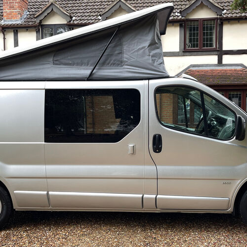 2010 Vauxhall Vivaro LWB Camper Van 4 Berth Silver 2.0 CDTi