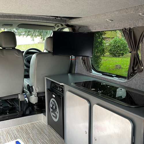 2010 Vauxhall Vivaro LWB Camper Van 4 Berth Silver 2.0 CDTi