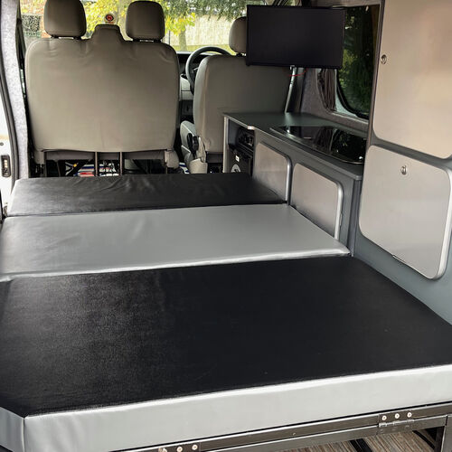 2010 Vauxhall Vivaro LWB Camper Van 4 Berth Silver 2.0 CDTi