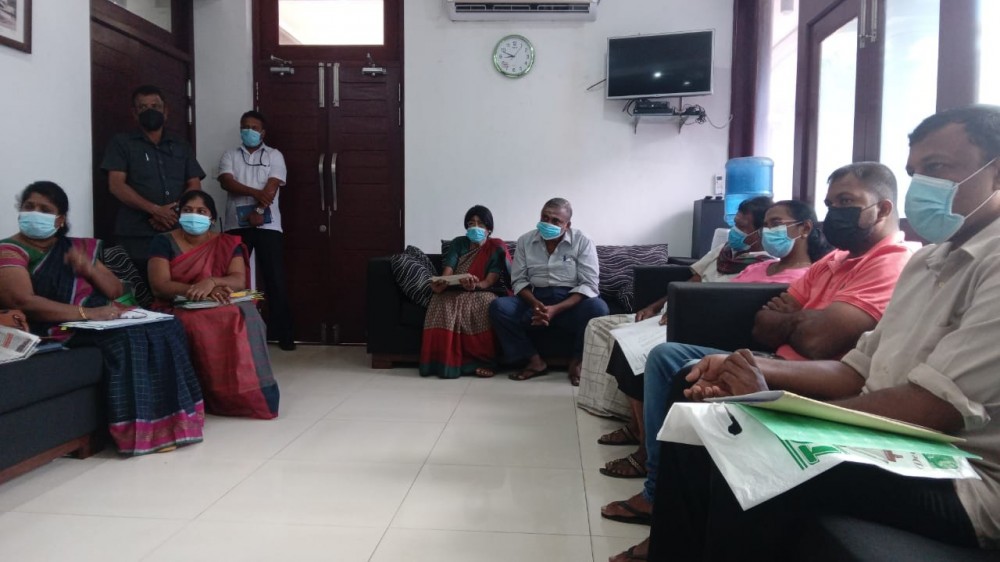 வடக்கு மாகாண ஆளுநர் - காணிகள் சம்பந்தப்பட்டவர்களுடனான கலந்துரையாடல்