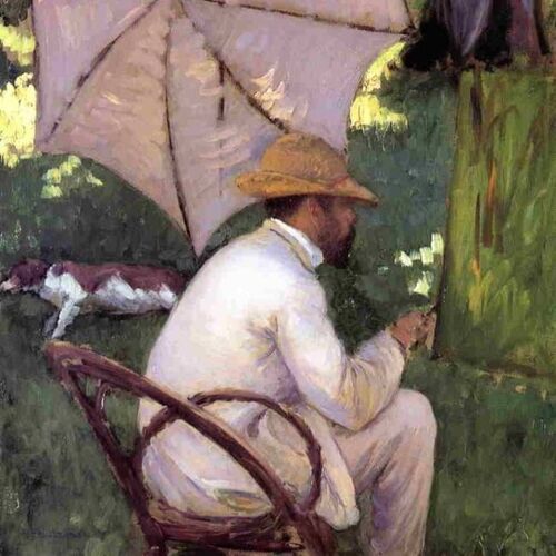 The Painter Under His Parasol