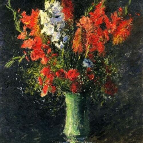 Vase of Gladiolas