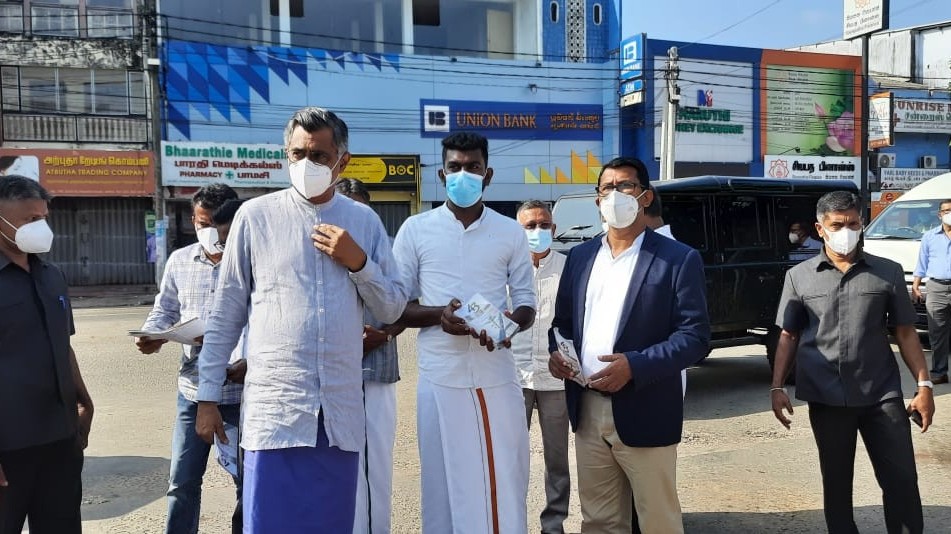 பாட்டலி சம்பிக்க ரணவக்க (முன்னாள் அமைச்சர், பா. உ.) வடக்குக்கு வருகை