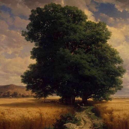 Landscape with Oaks