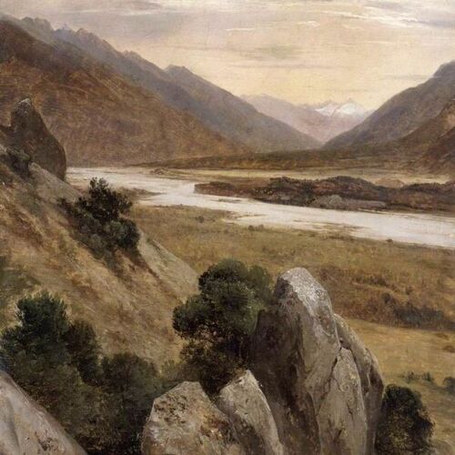 Mountainous Riverscape