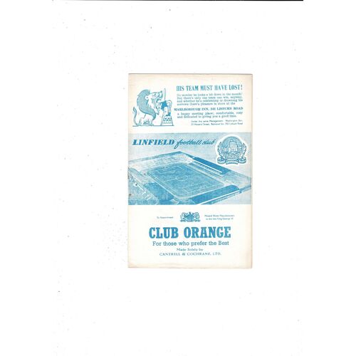 Linfield Football Programmes