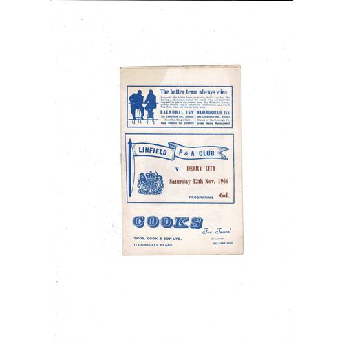 Linfield Football Programmes