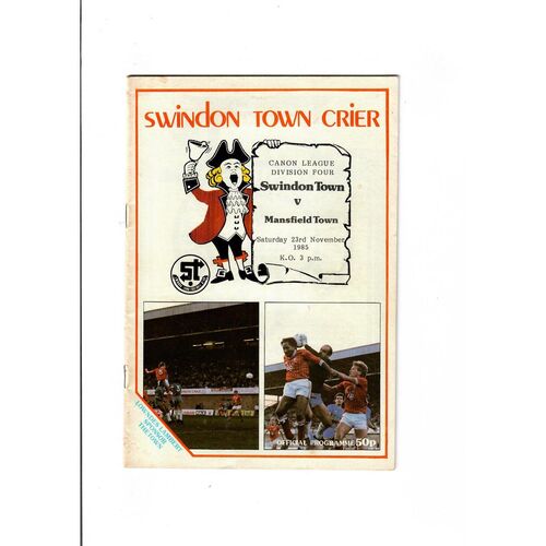 Swindon Town Home Football Programmes