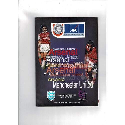 Charity Shield Final Football Programmes