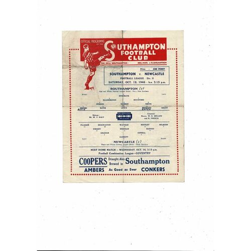 Southampton Home Football Programmes