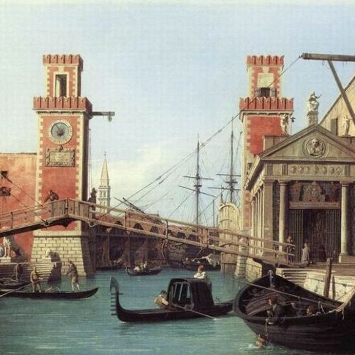 View of the Entrance to the Arsenal