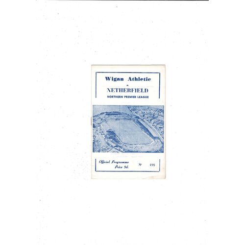 Wigan Athletic Home Football Programmes