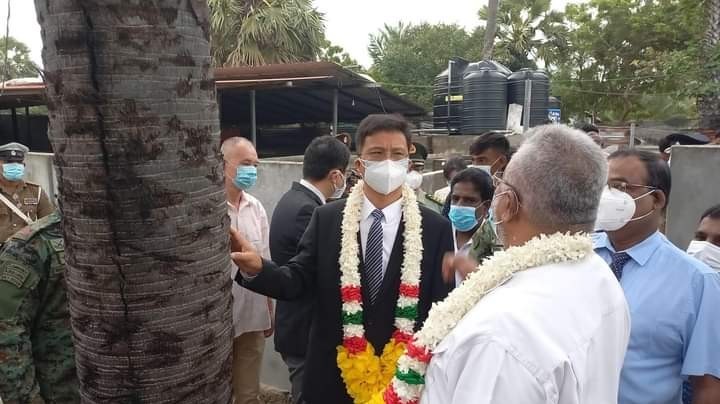 சீன தூதுவர் வடக்கிற்கு  விஜயம்