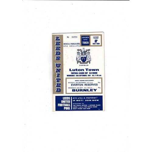 Luton Town Away Football Programmes