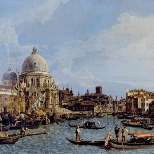 Canal Grande con la Basilica Santa Maria della Salute