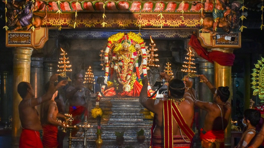 யாழ்ப்பாணம் - நல்லூர் சிவன் கோவில் தேர்த்திருவிழா இன்று (20.12.2021)