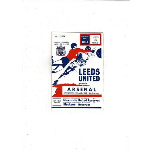 1969/70 Leeds United v Arsenal Football Programme + League Review