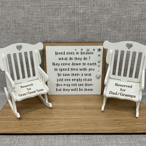 "Loved Ones In Heaven" save a seat