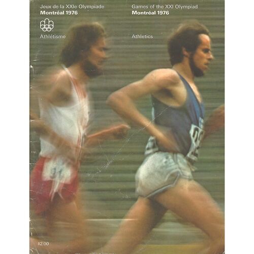 1976 Montreal Olympics Athletics Guide Programme & Athletic Event Insert AT-1 For 24/07/1976)