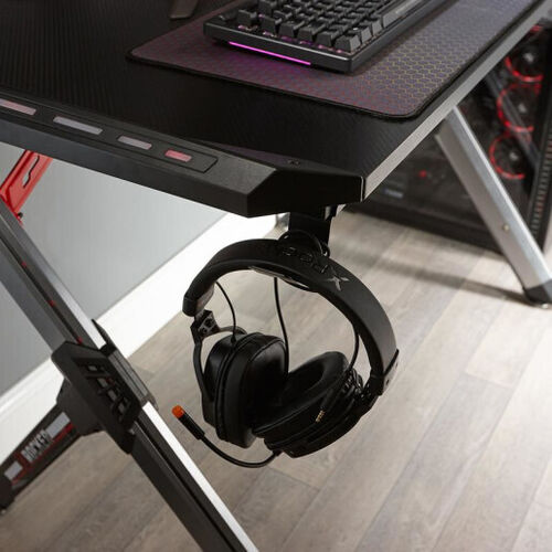 X-Rocker Lynx RGB Gaming Desk with LED Lights