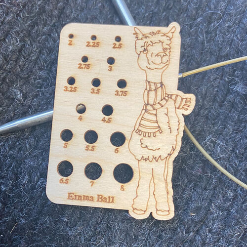 Alpaca & Friends Needle Guage by Emma Ball